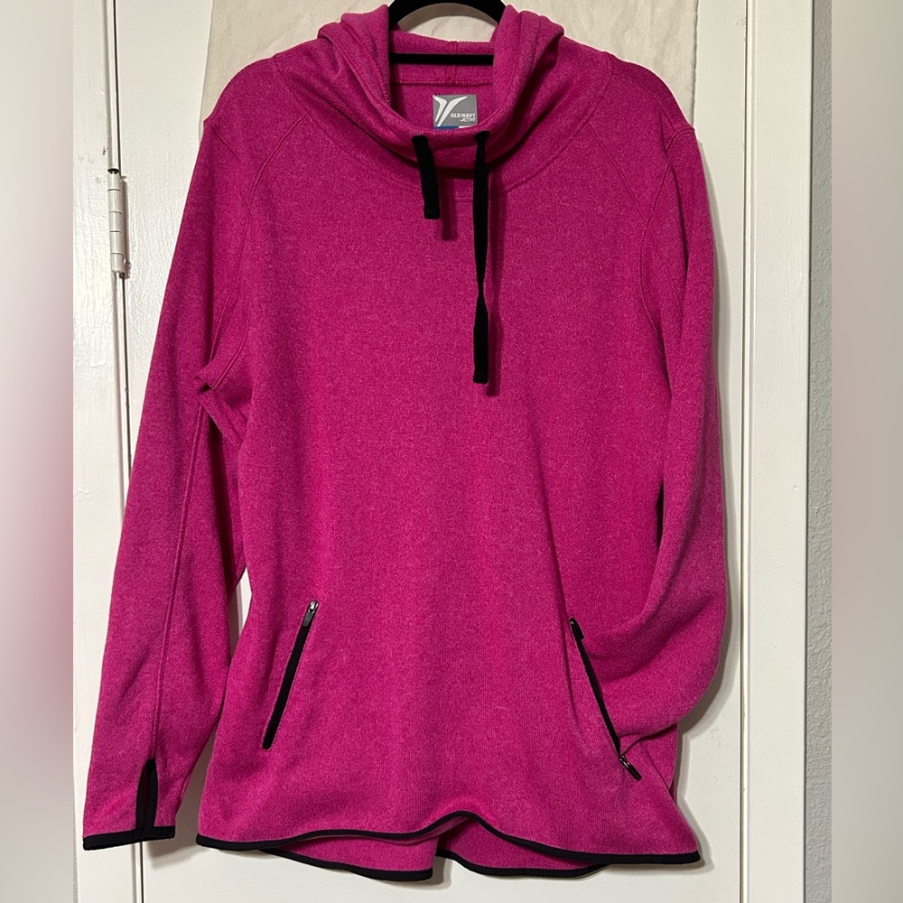 Old Navy Active Mock Neck Workout Hoodie